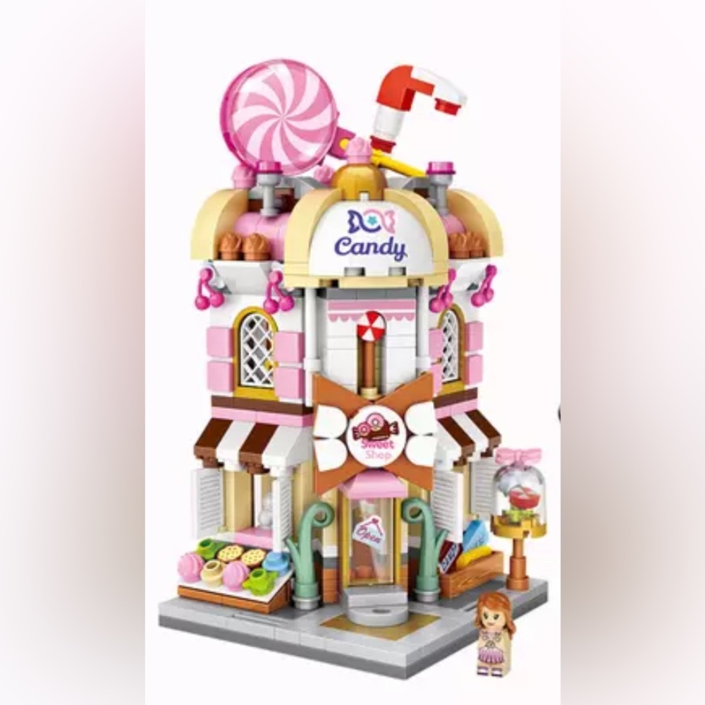 LOZ 1644 Candy Shop 🍭🍬mini 456 pcs ages 6+